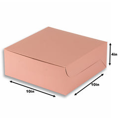 Peach One Kg Cake Box 10*10*4 Inch (BK-2-PD2)