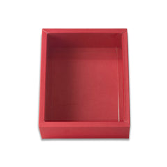 Hamper Box With Transparent Lid Inner Size: 7*9*3 Inch Outer Size: 10*8*3 Inch (BK-30)