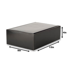 Big Size Hamper Box With Transparent Lid White, Black, Brick Red Inner Size: 8*12*4 Inch Outer Size:9*13*4 Inch (BK-37)