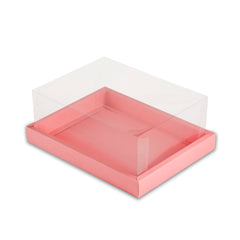 Full Display Hamper Box With PVC Lid and Bottom Tray (9*12*5 Inch) (BK-47)