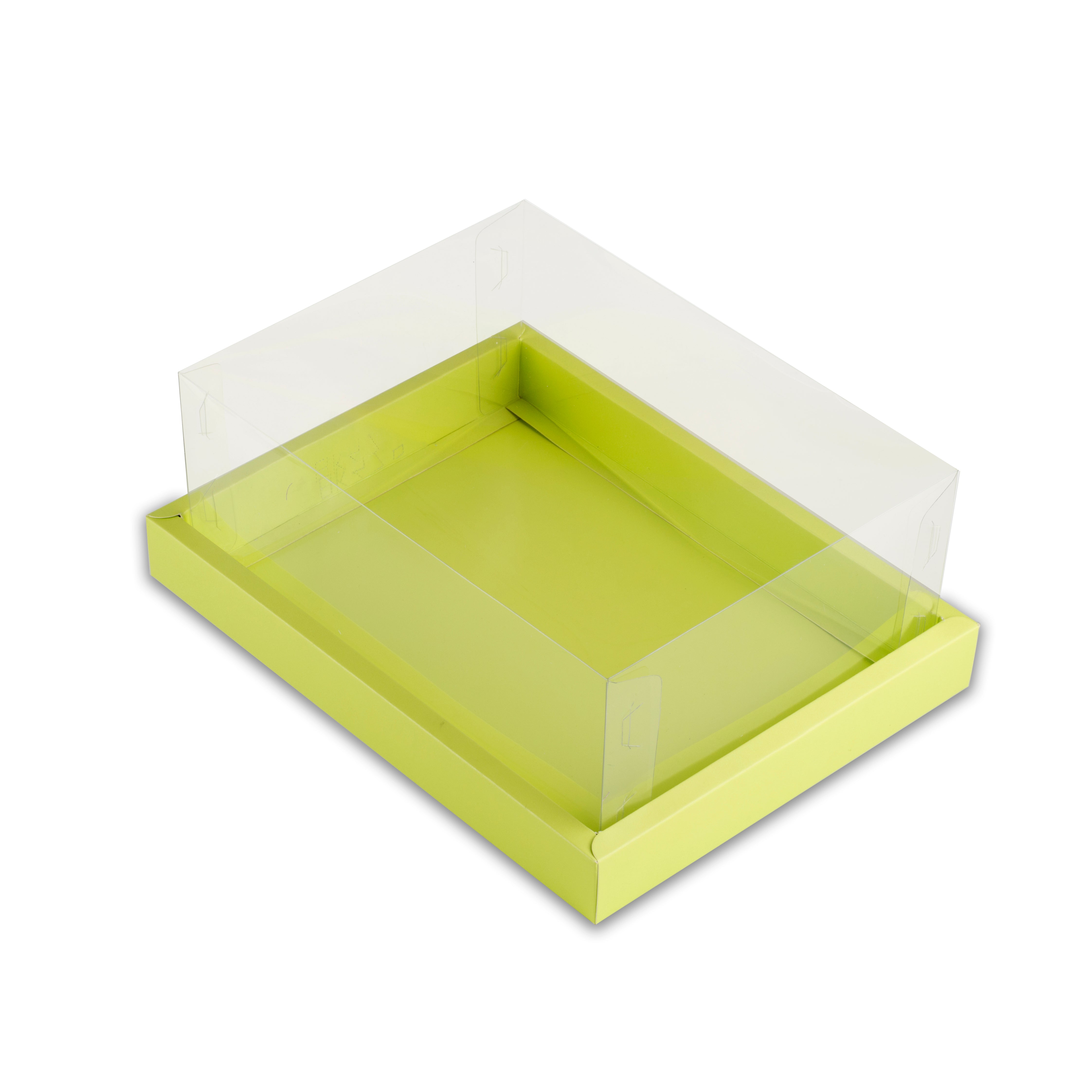 Full Display Hamper Box With PVC Lid and Bottom Tray (9*12*5 Inch) (BK-47)