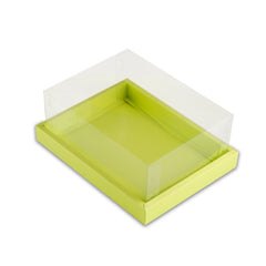 Full Display Hamper Box With PVC Lid and Bottom Tray (9*12*5 Inch) (BK-47)