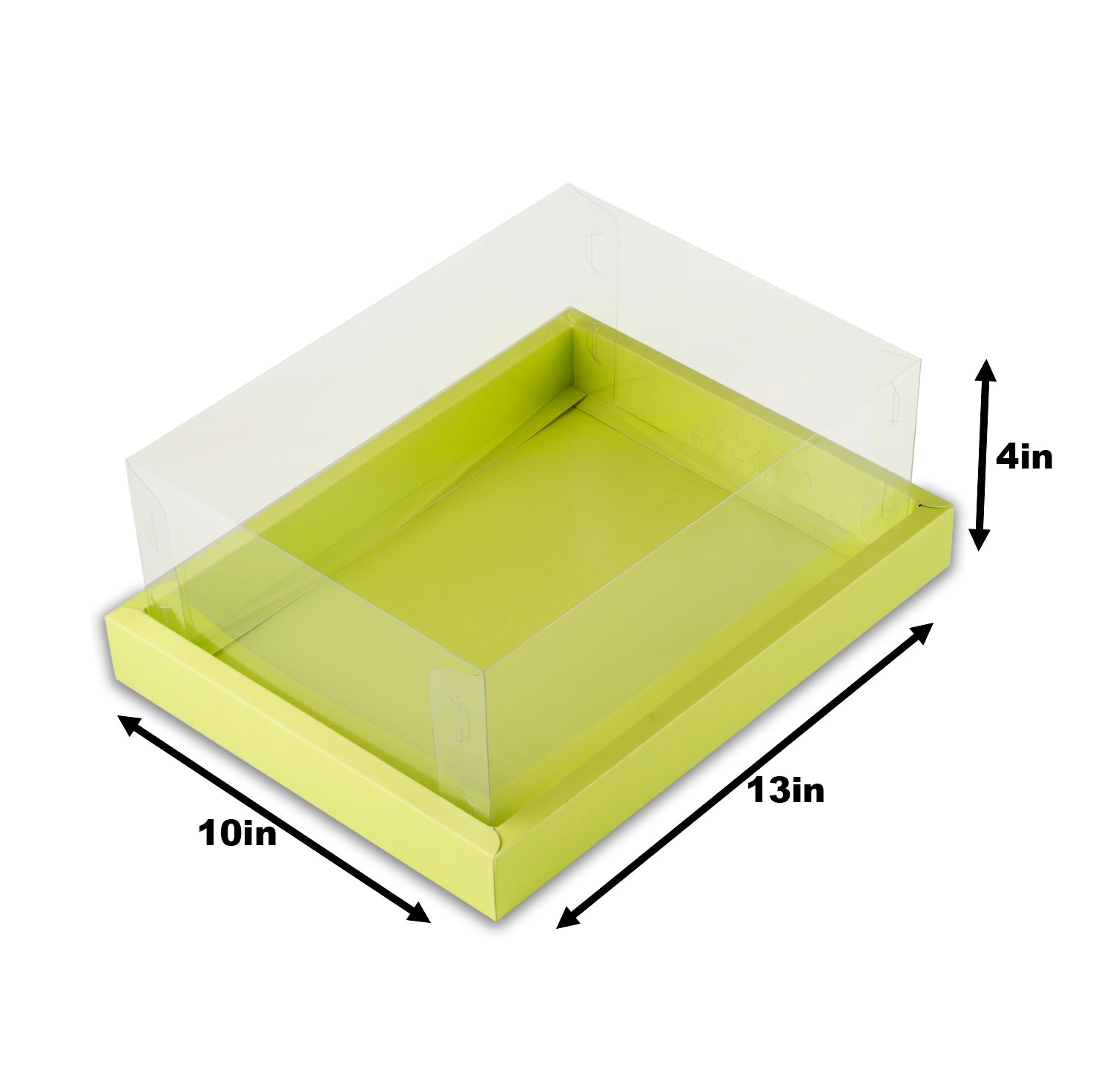Full Display Hamper Box With PVC Lid and Bottom Tray (9*12*5 Inch) (BK-47)