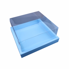 Full Display Hamper Box With PVC Lid and Bottom Tray (10*10*5 Inch) (BK-48)