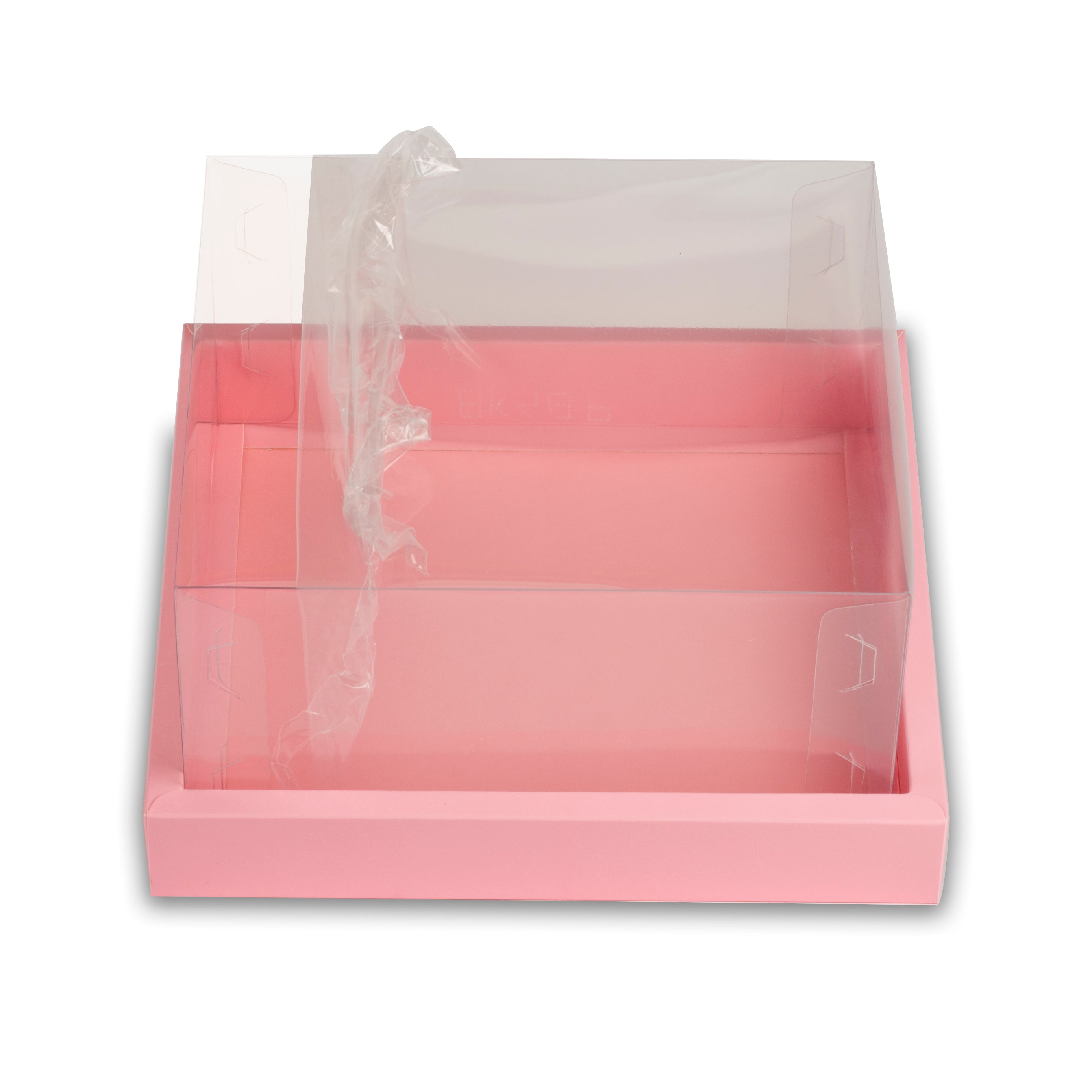 Full Display Hamper Box With PVC Lid and Bottom Tray (10*10*5 Inch) (BK-48)