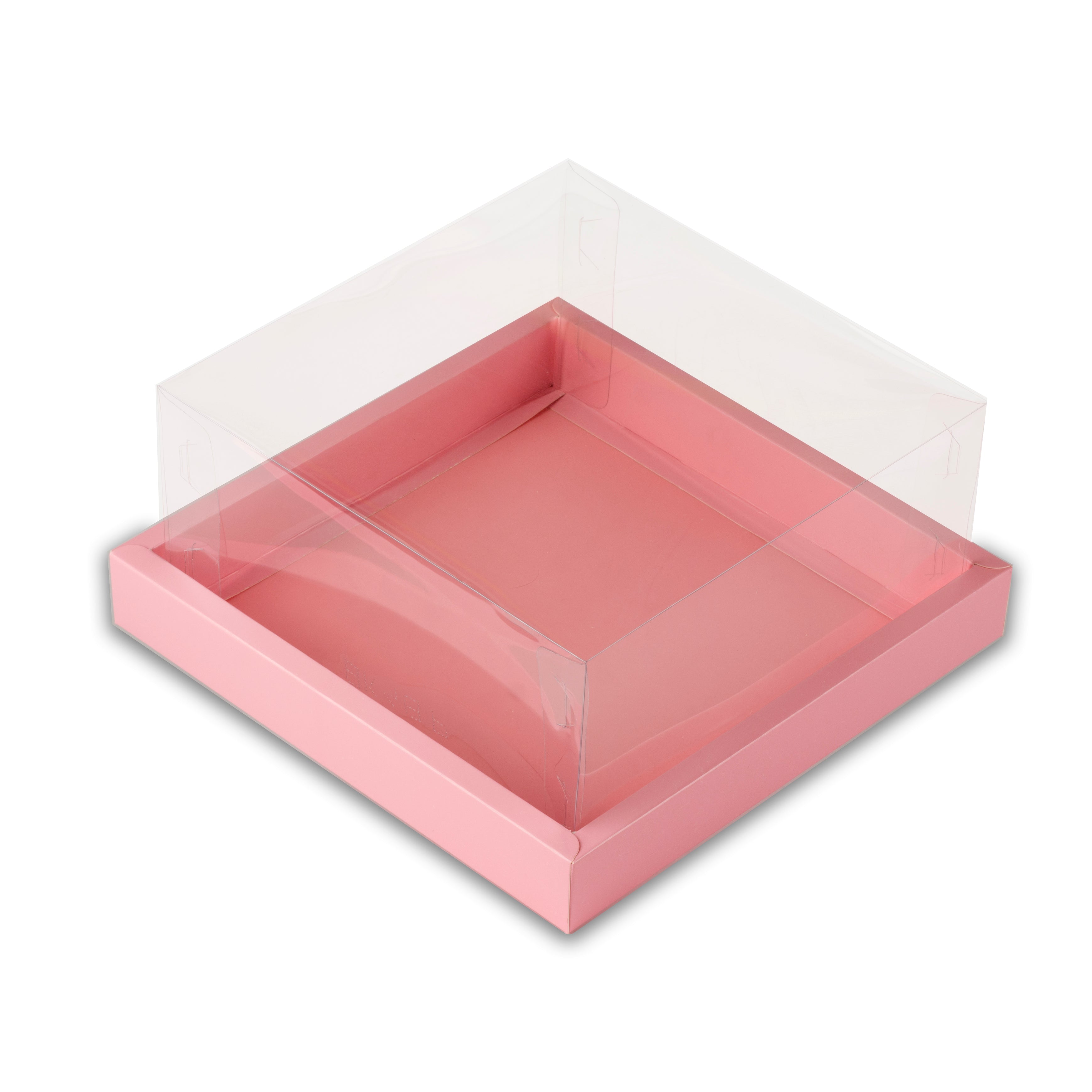 Full Display Hamper Box With PVC Lid and Bottom Tray (10*10*5 Inch) (BK-48)