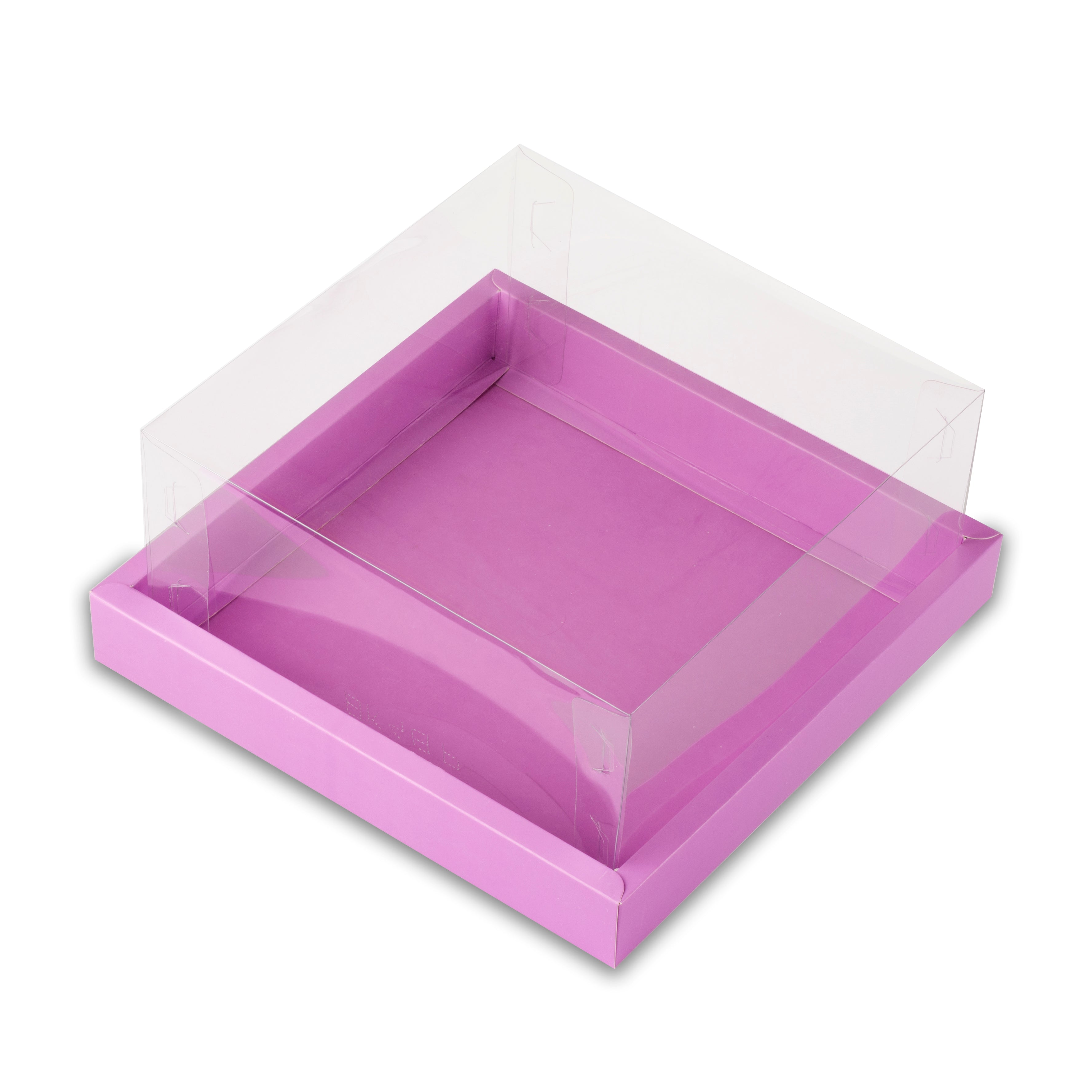 Full Display Hamper Box With PVC Lid and Bottom Tray (10*10*5 Inch) (BK-48)