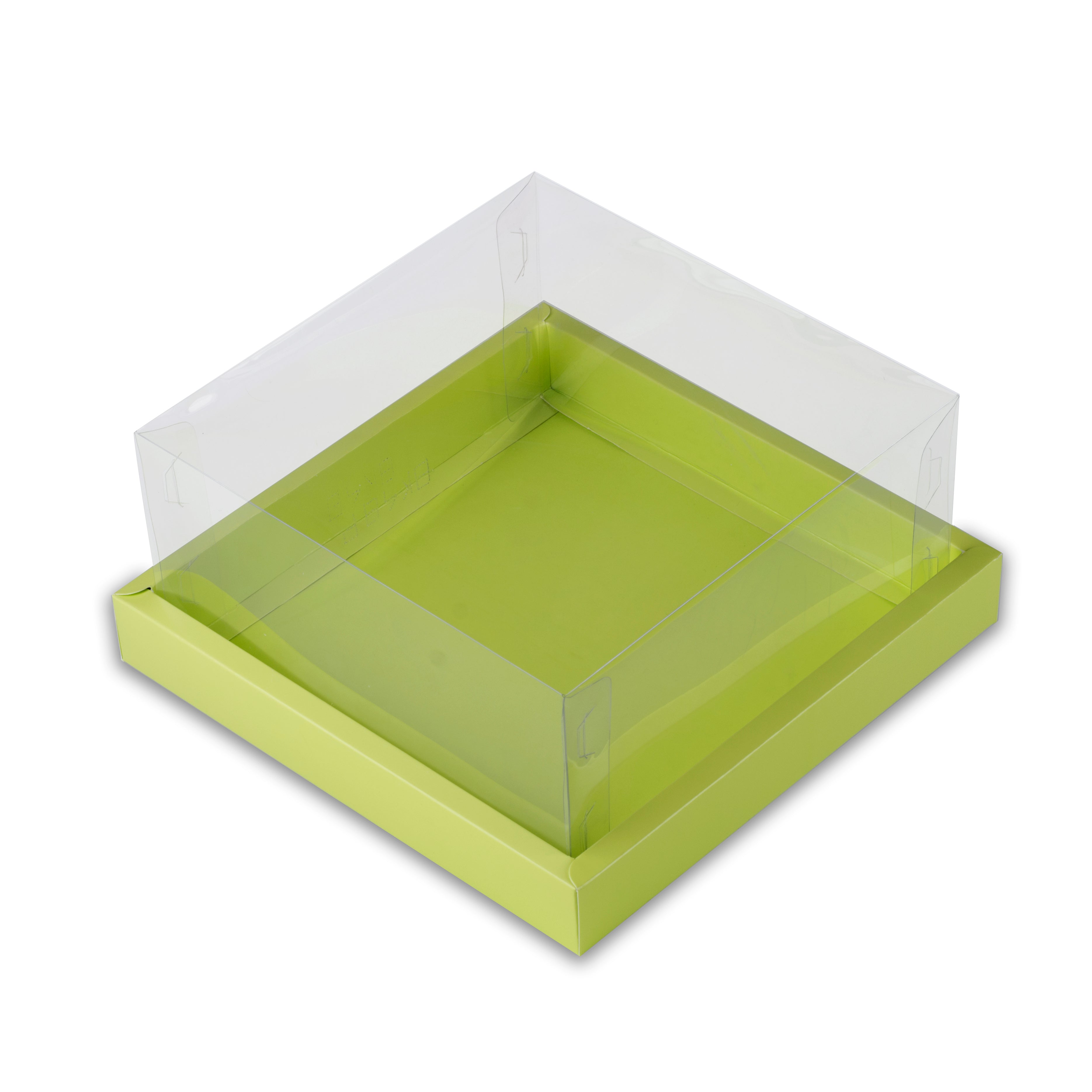 Full Display Hamper Box With PVC Lid and Bottom Tray (10*10*5 Inch) (BK-48)