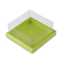 Full Display Hamper Box With PVC Lid and Bottom Tray (10*10*5 Inch) (BK-48)