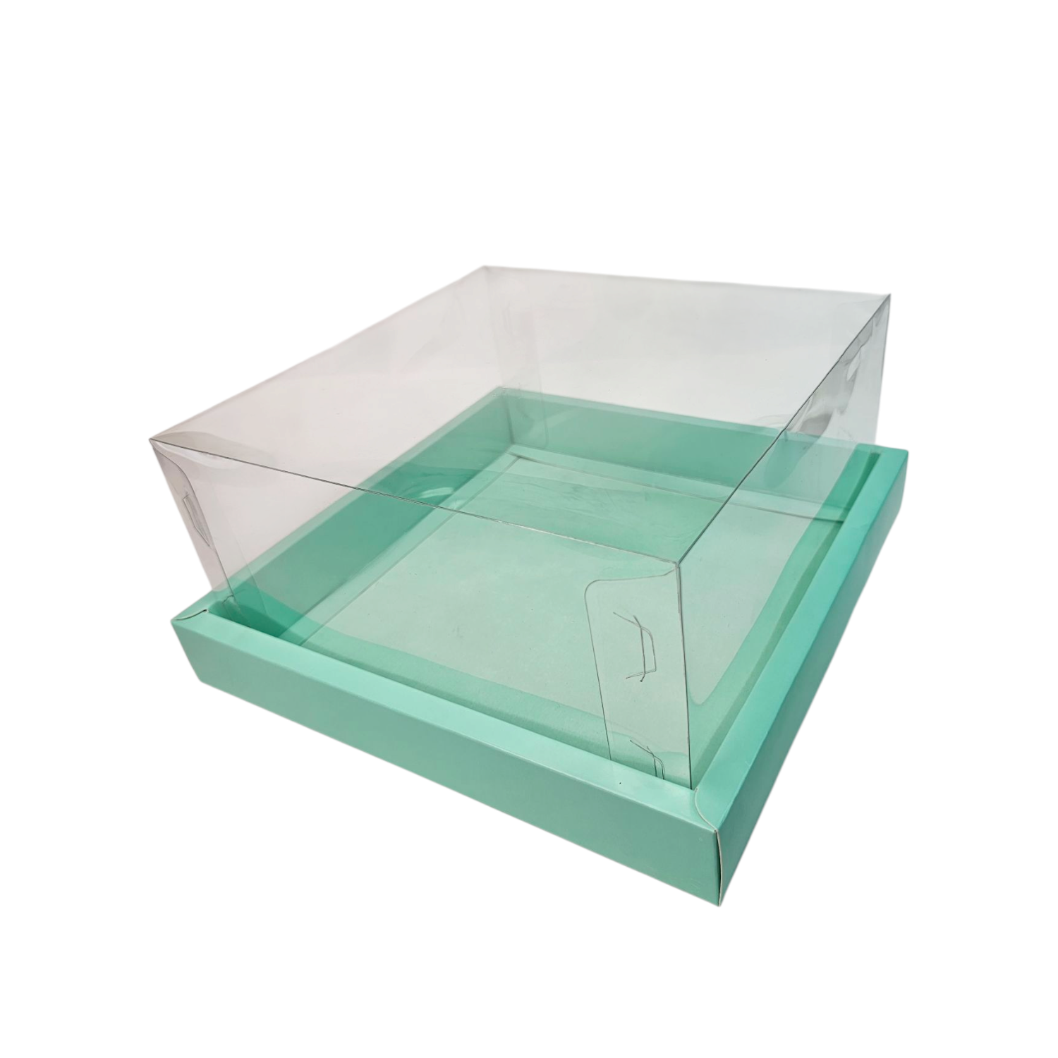 Full Display Hamper Box With PVC Lid and Bottom Tray (10*10*5 Inch) (BK-48)