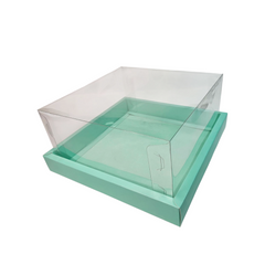 Full Display Hamper Box With PVC Lid and Bottom Tray (10*10*5 Inch) (BK-48)
