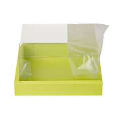 Full Display Hamper Box With PVC Lid and Bottom Tray (8*8*4 Inch) (BK-50)