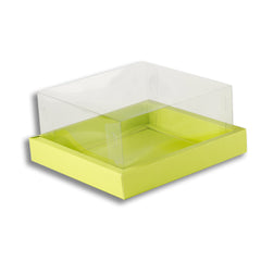 Full Display Hamper Box With PVC Lid and Bottom Tray (8*8*4 Inch) (BK-50)