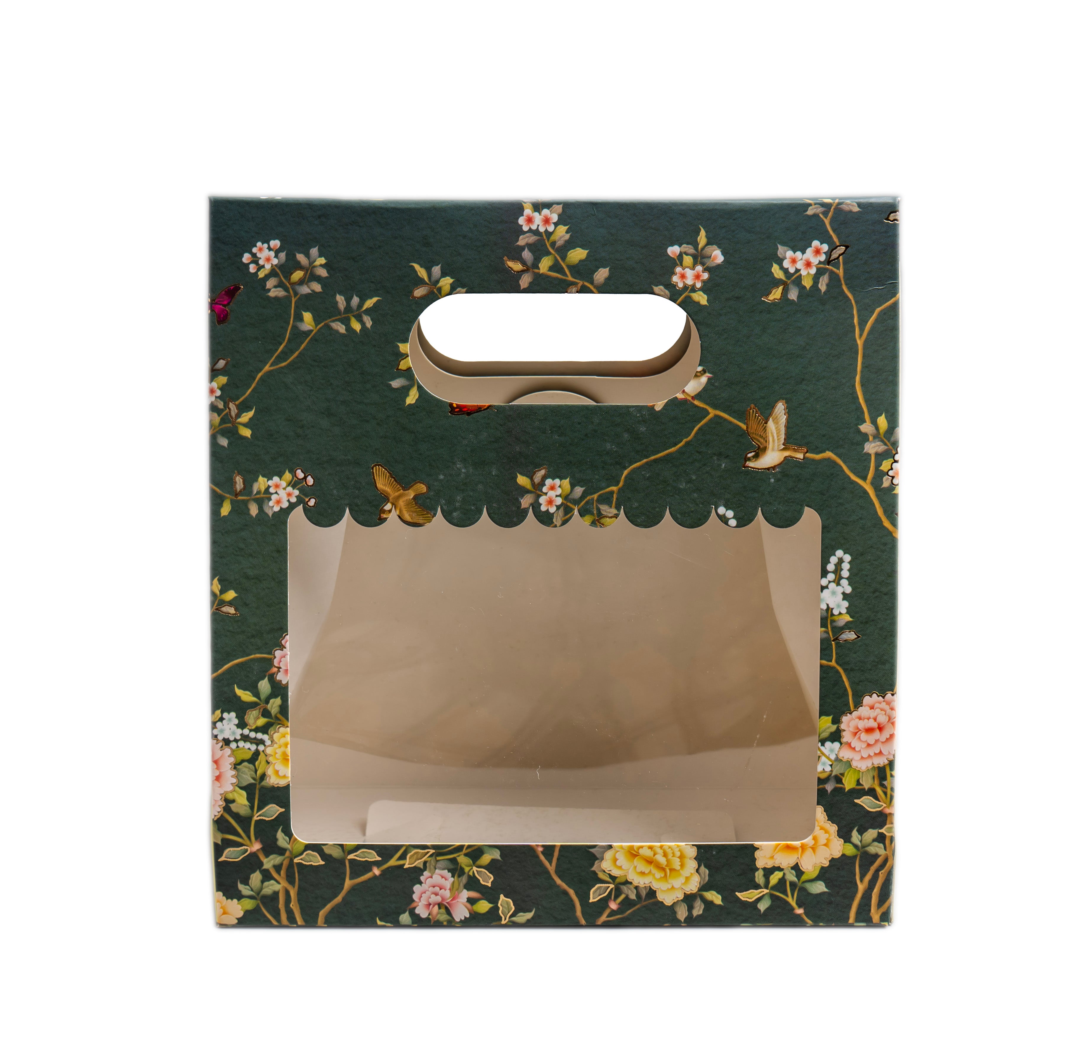 2 Jar Bag With Window and Handle (7.5*8*3.5 Inch) BK-58-EB