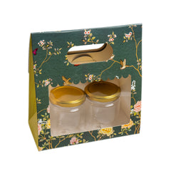 2 Jar Bag With Window and Handle (7.5*8*3.5 Inch) BK-58-EB