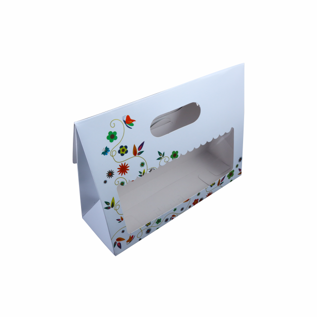 3 Jar Bag With Window and Handle (10.5*8*3.5 Inch) (BK-59-UV)