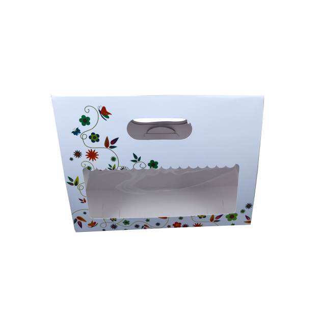 3 Jar Bag With Window and Handle (10.5*8*3.5 Inch) (BK-59-UV)