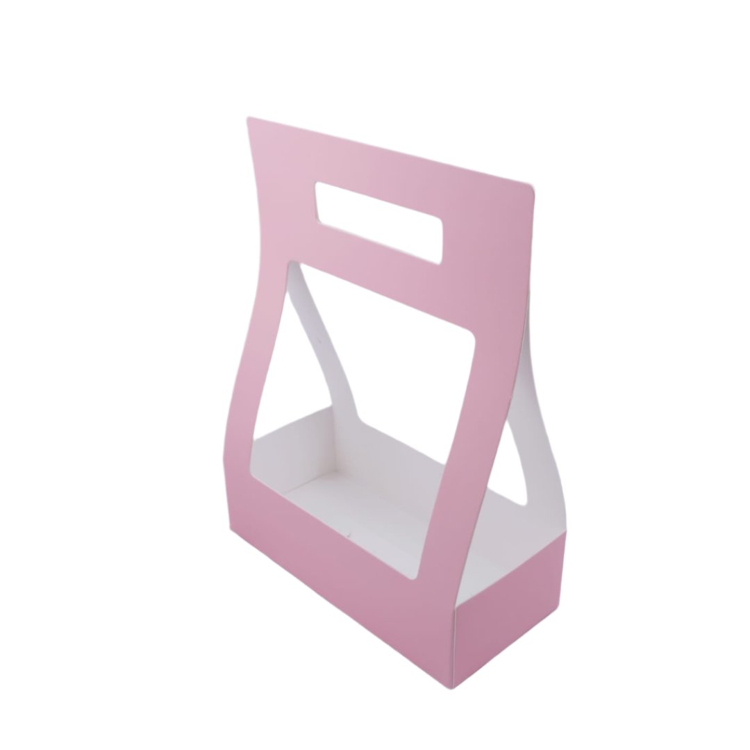 FLOWER BOUQUET BOX WITH HANDLE (8*4*11.5 Inches) (BK-90)