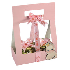 FLOWER BOUQUET BOX WITH HANDLE (8*4*11.5 Inches) (BK-90)
