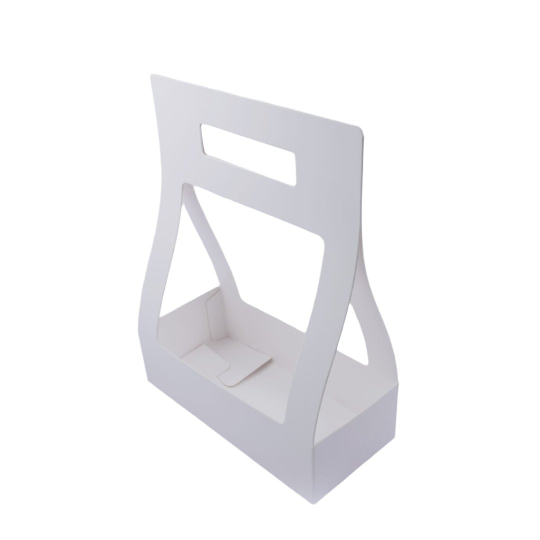 FLOWER BOUQUET BOX WITH HANDLE (8*4*11.5 Inches) (BK-90)