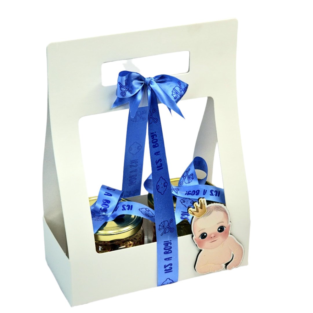 FLOWER BOUQUET BOX WITH HANDLE (8*4*11.5 Inches) (BK-90)