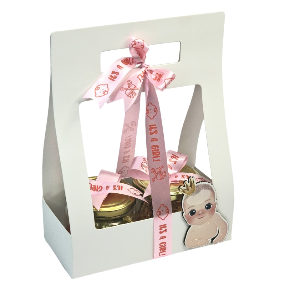 FLOWER BOUQUET BOX WITH HANDLE (8*4*11.5 Inches) (BK-90)