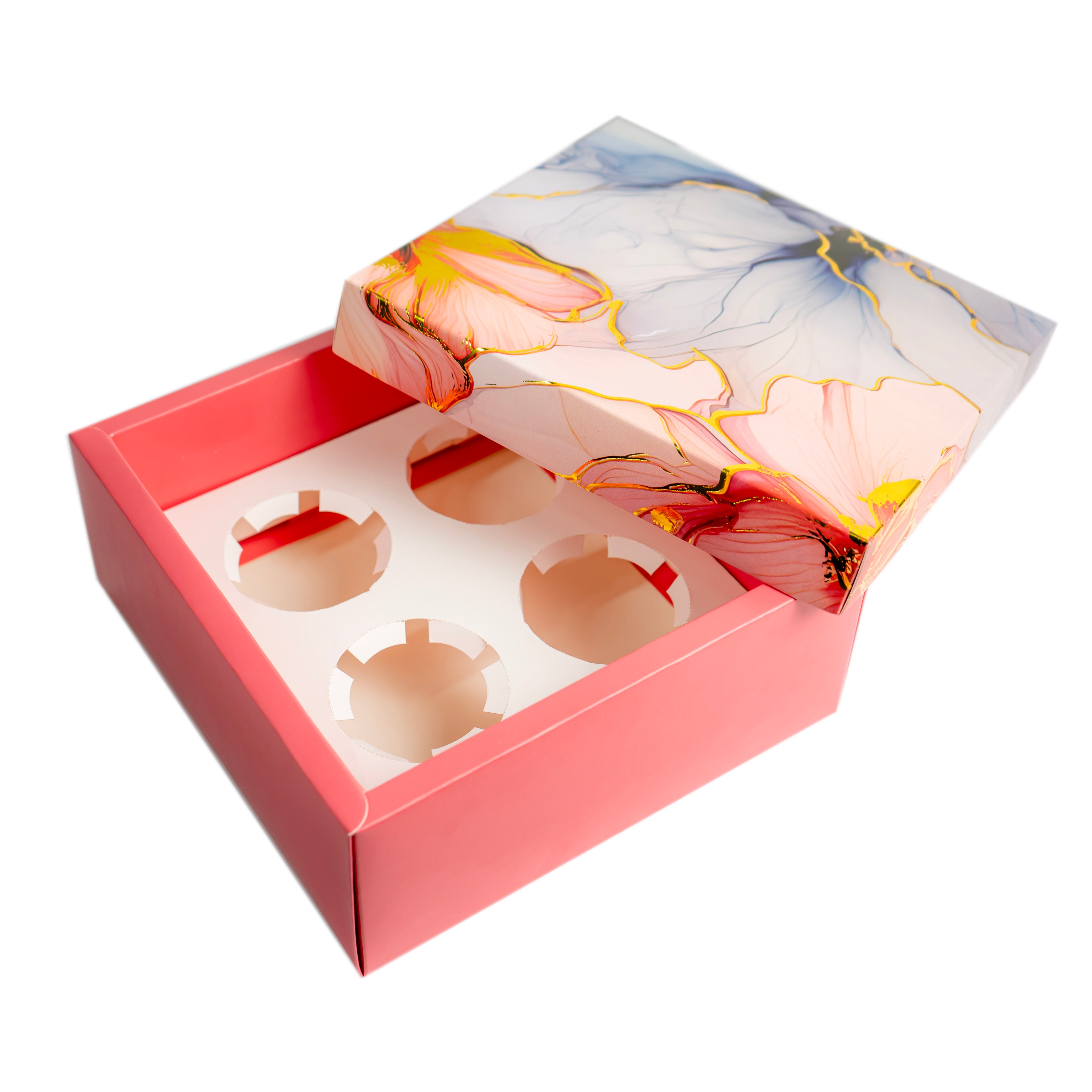 HAMPER BOX WITH TOP LID AND BOTTOM TRAY (8*8*3.75 INCH) (BK-91-B)