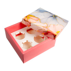 HAMPER BOX WITH TOP LID AND BOTTOM TRAY (8*8*3.75 INCH) (BK-91-B)