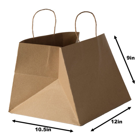 Brown Kraft Paper Bag (12*10.5*9 Inch) (PB-2)