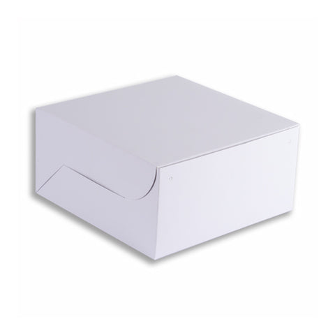 White Half kg Cake Box- 8*8*4 inch (BK-1)