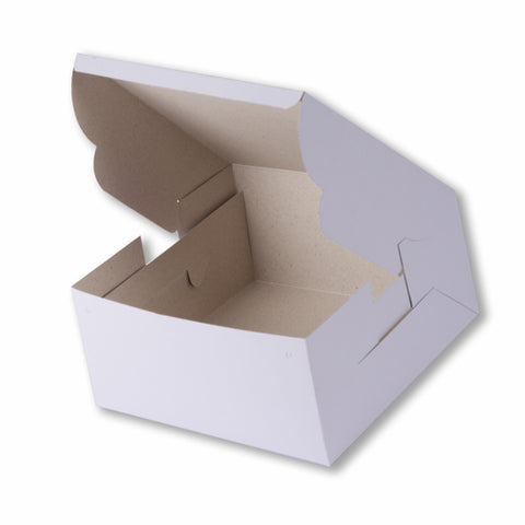 White Half kg Cake Box- 8*8*4 inch (BK-1)