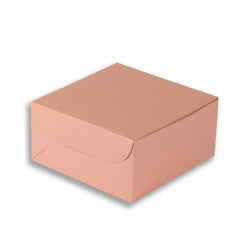 Peach Half Kg Cake Box 8*8*4 Inch (BK-1-PD2)