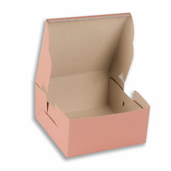 Peach Half Kg Cake Box 8*8*4 Inch (BK-1-PD2)