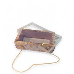2 Jar Hamper Box With transparent lid And Rope Handle (6.5*3.5*3 Inch) (BK-104-EW-DL)