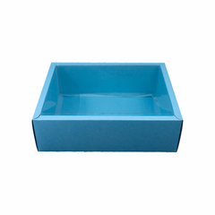 Hamper Box With Transparent Lid Inner Size: 7*9*3 Inch Outer Size: 10*8*3 Inch (BK-30)