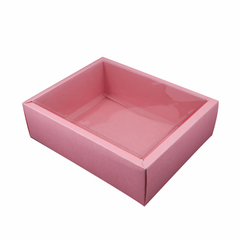 Hamper Box With Transparent Lid Inner Size: 7*9*3 Inch Outer Size: 10*8*3 Inch (BK-30)