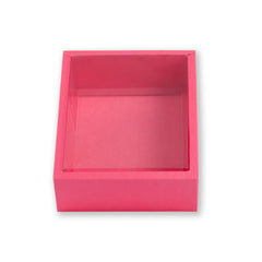 Hamper Box With Transparent Lid Inner Size: 7*9*3 Inch Outer Size: 10*8*3 Inch (BK-30)