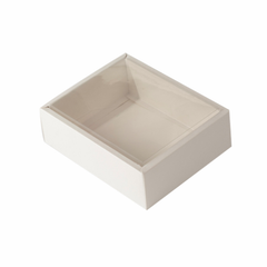 Hamper Box With Transparent Lid Inner Size: 7*9*3 Inch Outer Size: 10*8*3 Inch (BK-30)