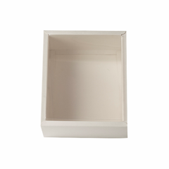 Hamper Box With Transparent Lid Inner Size: 7*9*3 Inch Outer Size: 10*8*3 Inch (BK-30)