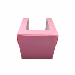 Baby Pink, Baby Blue, Mint Half Kg Tall Cake Box With Full Window 8*8*8 Inch (BK-38)