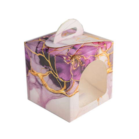 1 Jar Box With Window And Handle (3.5*3.5*3.5 Inch) BK-51-DPU