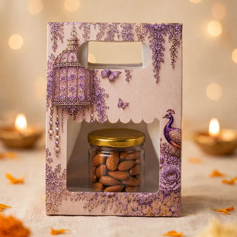 1 Jar Bag With Window and Handle (5.75*8*3.5 Inch) BK-57-EW-DL