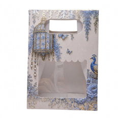 1 Jar Bag With Window and Handle (5.75*8*3.5 Inch) BK-57-EW-PB