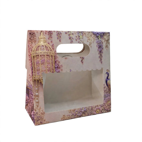 2 Jar Bag With Window and Handle (8 x 7.5 x 3.5 Inch) BK-58-EW-DL