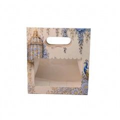 2 Jar Bag With Window and Handle (8 x 7.5 x 3.5 Inch) BK-58-EW-PB