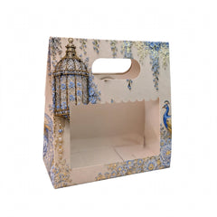 2 Jar Bag With Window and Handle (8 x 7.5 x 3.5 Inch) BK-58-EW-PB