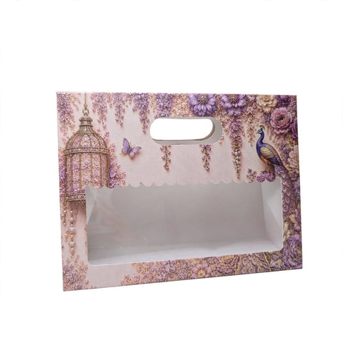 3 Jar Bag With Window and Handle (10.5 x 8 x 3.5 Inch) BK-58-EW-DL