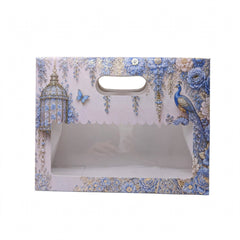3 Jar Bag With Window and Handle (10.5 x 8 x 3.5 Inch) BK-58-EW-PB