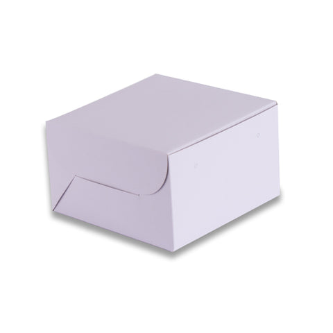 White 250 gms Cake Box  6*6*3.75 inch (BK-7)