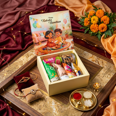 HAMPER BOX WITH TOP LID AND BOTTOM TRAY (8*8*3.75 INCH) (BK-91-RB-CHROME)